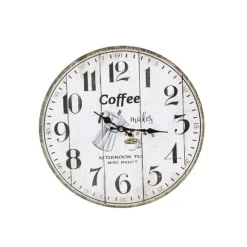 OROLOGIO DA PARETE MURO IN LEGNO ANALOGICO DECORATO CUCINA STANZA CASA 218691