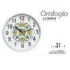 OROLOGIO DA PARETE MURO TONDO MOVIMENTO SILENZIOSO 31X4 CM DECORO MOSAICO 817090