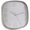 OROLOGIO DA PARETE QUADRATO 30X6 CM ELEGANTE SILENZIOSO COLORI ASSORTITI 684104
