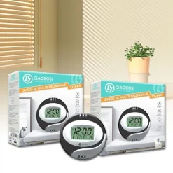 OROLOGIO DA PARETE TAVOLO DIGITALE DISPLAY LCD SVEGLIA MISURA TEMPERATURA TX-8416