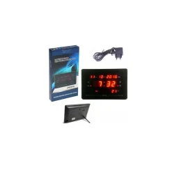 OROLOGIO DIGITALE DA PARETE MURO A LED DATARIO SVEGLIA TEMPERATURA JH-2315L