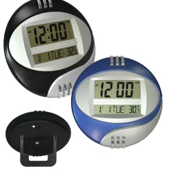 OROLOGIO DIGITALE DA PER PARETE MURO TAVOLO DATARIO TEMPERATURA DISPLAY LCD