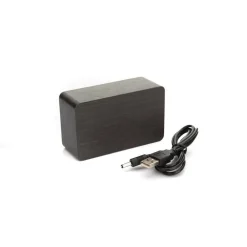 Orologio Moderno effetto legno Wooden USB/AAA Light LED Digital Alarm Clock