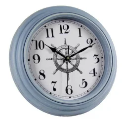 OROLOGIO PARETE TONDO IN PLASTICA 30 CM VARI COLORI ASSORTITI SHABBY CHIC 774652