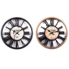 OROLOGIO PARETE TONDO IN PLASTICA 41CM VINTAGE RETRO 2 MODELLI ASSORTITI 5661110