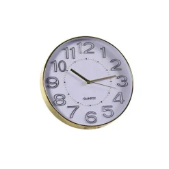 OROLOGIO PARETE TONDO MOVIMENTO SILENZIOSO 30X4 CM VARI COLORI ASSORTITI 722127