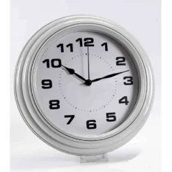 OROLOGIO SILENZIOSO PARETE STILE ANTICATO TONDO 30X5CM PLASTICA COLORI ASS 667688
