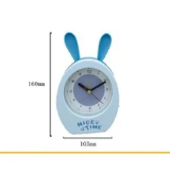 OROLOGIO SVEGLIA ANALOGICA A FORMA DI CONIGLIETTO DA TAVOLO PER BAMBINI TX-9124