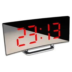 OROLOGIO SVEGLIA DIGITALE CON DATARIO TERMOMETRO DISPLAY A SPECCHIO DA TAVOLO