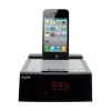 OROLOGIO SVEGLIA PER IPHONE/IPOD DOCKING STATION LETTORE AUDIO MP3 AUX RADIO