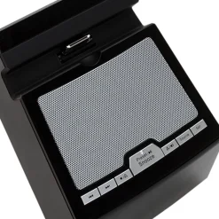 OROLOGIO SVEGLIA PER IPHONE/IPOD DOCKING STATION LETTORE AUDIO MP3 AUX RADIO