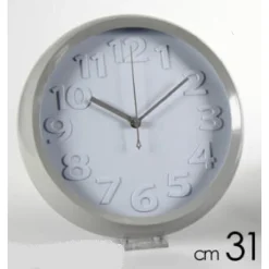 OROLOGIO 31X5 CM DA PARETE CLASSICO DESIGN MODERNO COLORI ASSORTITI TONDO 667787