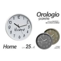 OROLOGIO 25X4CM PARETE HOME CLASSICO DESIGN MODERNO VARI COLORI ASSORTITI 798160