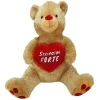 ORSO PELUCHE 90 CM CON CUORE STRINGIMI FORTE ORSACCHIOTTO SAN VALENTINO 96255