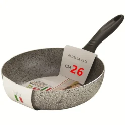 PADELLA ALTA ANTIADERENTE ANTIGRAFFIO SALTAPASTA Ø 20-22-24-26-28-30-32-34 CM CUCINA