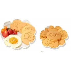 PADELLA ANTIADERENTE PER PANCAKE UOVA CIALDE CON 7 STAMPI FORME ANIMALI ROTONDE 624391