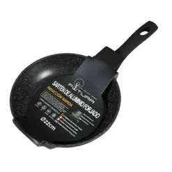 PADELLA CON MANICO IN ALLUMINIO FORGIATO ANTIADERENTE GRANITO DIAMETRO 22CM