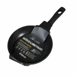 PADELLA CON MANICO IN ALLUMINIO FORGIATO ANTIADERENTE GRANITO DIAMETRO 20CM