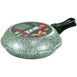 PADELLA FORNETTO ALTO DOPPIO 16CM ANTIADERENTE CHIUSURA ERMETICA MANICI ERGONOMICI 041071M