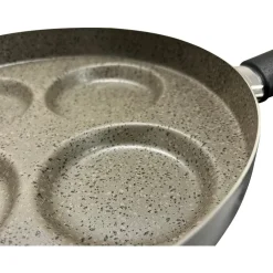 PADELLA PER PANCAKE CON 4 SCOMPARTI TONDI ANTIADERENTE ANTIGRAFFIO DA 28 CM 037135M