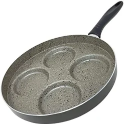 PADELLA PER PANCAKE CON 4 SCOMPARTI TONDI ANTIADERENTE ANTIGRAFFIO DA 28 CM 037135M