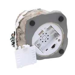 PAESAGGIO STATUETTE TEMA DECORAZIONE NATALE DA 15 CM CON LUCE A LED VARI MODELLI