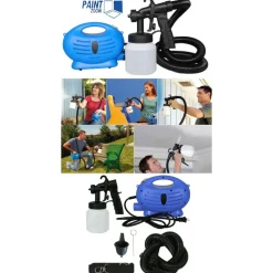 PAINT ZOOM PISTOLA A SPRUZZO PROFESSIONALE PER VERNICIARE PAINTZOOM PITTURA CASA