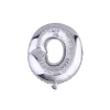 PALLONCINO GONFIABILE ELIO LETTERA O ARGENTO 35 CM COMPLEANNO FESTA PARTY CASA