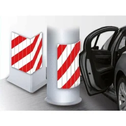 PANNELLO ADESIVI ANTIURTO PER GARAGE BOX MODULABILE PARAURTI AUTO 32 X 40 CM