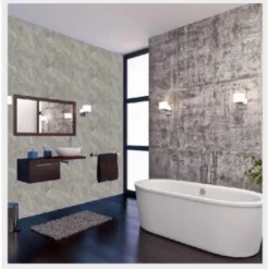 PANNELLO ADESIVO EFFETTO MARMO GRIGIO MARMORIZZATO PARETI PARASCHIZZI 300 X 60CM