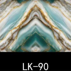 PANNELLO ADESIVO EFFETTO MARMO VENATURE BIANCO ORO TURCHESE VERDE ACQUA 120X300CM PARETI