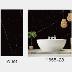 PANNELLO ADESIVO EFFETTO MARMO NERO PARETI PARASCHIZZI 300 X 60 CM STANZA CUCINA