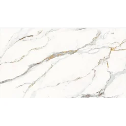 PANNELLO ADESIVO EFFETTO MARMO BIANCO VENATO ORO 120X300 CM PARETI PARASCHIZZI STANZA
