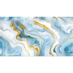 PANNELLO ADESIVO EFFETTO MARMO VENATO ORO AZZURRO 120X300CM PARETI PARASCHIZZI STANZA