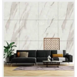 PANNELLO ADESIVO EFFETTO MARMO PERLATO PARETI PARASCHIZZI 300X60CM STANZA CUCINA