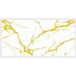 PANNELLO ADESIVO EFFETTO MARMO BIANCO DORATO PARETI PARASCHIZZI 300X60 CM STANZA