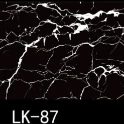 PANNELLO ADESIVO EFFETTO MARMO NERO CON VENATURE BIANCHE 120X300CM PER PARETI PARASCHIZZI