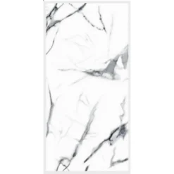 PANNELLO ADESIVO EFFETTO MARMO BIANCO VENATO PARETI PARASCHIZZI 300X60 CM STANZA