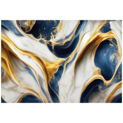 PANNELLO ADESIVO EFFETTO MARMO ASTRATTO FLUIDO 120X300CM PARETI PARASCHIZZI STANZA