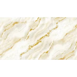 PANNELLO ADESIVO EFFETTO MARMO BIANCO DORATO 120X300CM PARETI PARASCHIZZI STANZA CUCINA