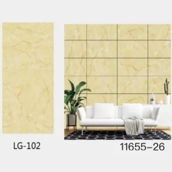 PANNELLO ADESIVO EFFETTO MARMO GIALLO PARETI PARASCHIZZI 300X60 CM STANZA CUCINA