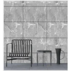 PANNELLO ADESIVO EFFETTO MARMO GRIGIO PARETI PARASCHIZZI 300X60 CM STANZA CUCINA