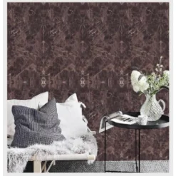 PANNELLO ADESIVO EFFETTO MARMO MARRONE MARMORIZZATO PARETI PARASCHIZZI 300X60 CM