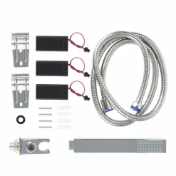 PANNELLO COLONNA DOCCIA CASCATA PIOGGIA UGELLI IDROMASSAGGIO SOFFIONE LUCI LED
