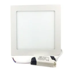 PANNELLO FARETTO TONDO O QUADRATO A LED DA 6 A 25 W AD INCASSO LUCE FREDDO CALDO
