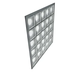 PANNELLO INCASSO GRIGLIA LED 55 W PLAFONIERA SLIM LUCE FREDDA NATURALE P595-Q