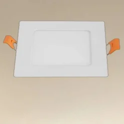 PANNELLO LED 6 WATT DA INCASSO QUADRATO BIANCO 120MM LUCE 3000K-6500K IP20 00083