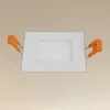 PANNELLO LED 3 WATT DA INCASSO QUADRATO BIANCO 85 MM LUCE 3000K-6500K IP20 00076