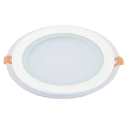 PANNELLO LED INCASSO LUCE 3000K-6500K 18W TONDO AM-CR-18 CON BORDO TRAPARENTE 00656