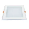 PANNELLO LED INCASSO LUCE 3000K-6500K 18W QUADRATO AM-CS-18 CON BORDO TRAPARENTE 00694